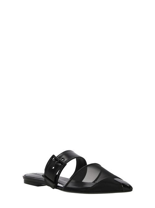 Punk point-toe flat mules. Alexander McQueen | 744488W4AB21000